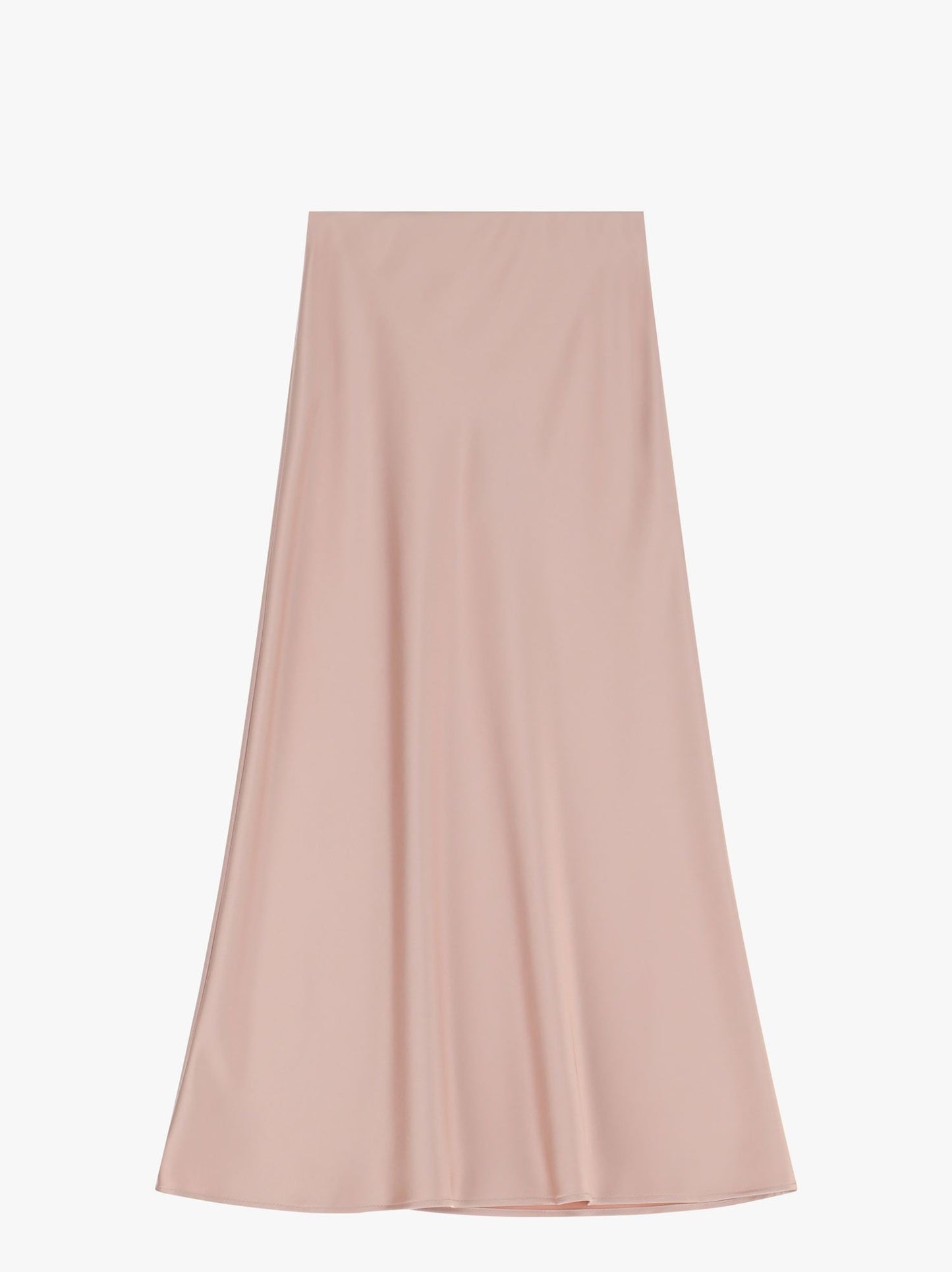 Gonna midi in satin svasata con elastico in vita IMPERIAL