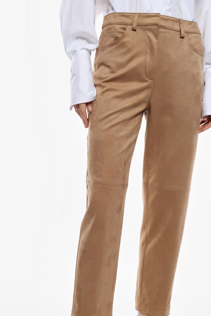 Pantalone chino effetto suede IMPERIAL