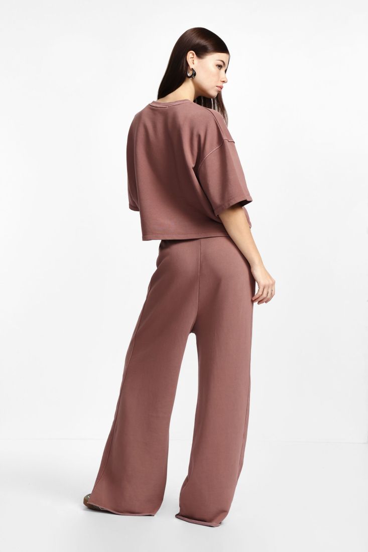 Pantaloni jogging a gamba larga con coulisse P8555MOD9 PLEASE